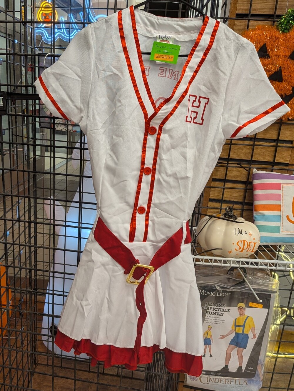 New Women's Medium Baseball Costume